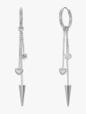 Edblad Peak Hoops Multi Heart Steel Sølv ONE SIZE