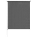 vidaXL Utendørs rullegardin 350X140 cm antrasitt