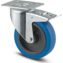 Transporthjul, dreibart med brems, 100mm, 160kg last
