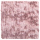  Flossteppe med lang luv NAVARRA støvet rosa 160x160cm polyester 8721158558596