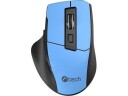 C-Tech Ergo Wlm-05/Ergonomisk/Optisk/Trådløs Usb/Blå