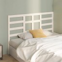 vidaXL Sengegavl hvit 166x4x104 cm heltre furu