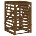  Søppeldunkskur honningbrun 84x90x128,5 cm heltre furu