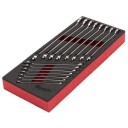 Milwaukee 4932479827 Steel Storage Kombinasjonsnøkkelsett 15 deler, Håndverktøy