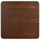 vidaXL Bistrobord mørkebrun 60x60 cm MDF