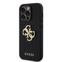 Guess-Deksel Til Iphone 15 Pro Max 6,7&Amp Quot  Guhcp15xpsp4lgk Svart Hc Perforert Pu 4G Glitter