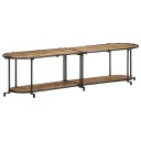  TV benk 160x42x40 cm grov heltre mango