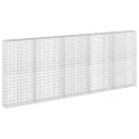 vidaXL Gabion med 3,5 mm tråd og 5x10 cm mesh 500x30x200 cm