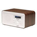 Denver DAB-30 Bordradio med DAB+/FM i Mørkt Tre