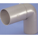 Wavin Ø50 x 40 32 mm x 88,5° vannlåsvinkel PP grå