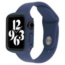Apple Watch Series 7/8 Plastdeksel med Skjermbeskytter - 45mm - Mørkeblå