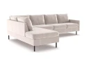Peppe 4 seters Venstrevendt L formet Sjeselongsofa i Manchester   Beige