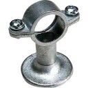 1,1/4" sinkrørstøtte med veggflens