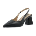 Bianco Slingbacks Dame Syntetisk Skinn Hæl 6 cm Svart Størrelse 40