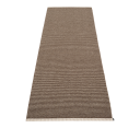 Pappelina Mono matte mørk brun 70x200 cm