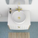 Dansani Circle Ø36cm Porselen Hvit