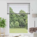  Vindu Persienne med gardiner Manual sølv Aluminium