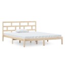 vidaXL Sengeramme heltre 120x190 cm 4FT Small Double