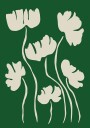 The magical Green floral Plakat Plakat / 21x30cm
