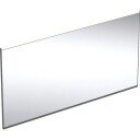 Geberit Option Plus Square speil med lys, dimbar, duggfri, 135x70 cm, sort