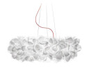 SLAMP Clizia Mama Non Mama Taklampe Stor Hvit/ Rød Wire