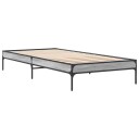  Sengeramme grå sonoma 90x200 cm konstruert tre og metall 8721012985605