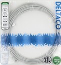 DELTACO Nettverkskabel Cat6 U/UTP AWG28 LSZH 5,0 m Grå