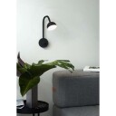 Northern Blush Vegglampe Matt Black
