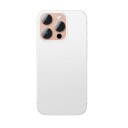 AmazingThing Aviation Grade Alloy Tempered Glass Lens for iPhone 16 Pro/16 Pro Max Camera Lens Rose Gold
