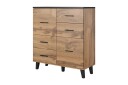 Kommode Dudley 45x110 cm   Natur/Svart