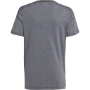 adidas Heather Trenings T-skjorte Barn Grå 164