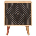 vidaXL Nattbord 40x30x50 cm heltre akasie