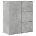  Skjenk grå 60x31x70 cm konstruert tre