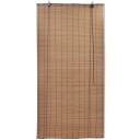 vidaXL Rullegardin bambus 140x220 cm brun