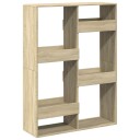  Bokhylle sonoma eik 100x33x135 cm konstruert tre