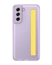 Samsung Clear Strap Cover Galaxy S21FE Lavender