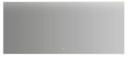 Linn Bad Vange Speil med Lyramme og Farget Kant Hvit Matt / 160cm