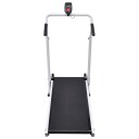 vidaXL Tredemølle liten sammenleggbar 93 x 36 cm svart