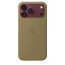 Apple iPhone 18 Pro Max Silikondeksel med MagSafe Oliven