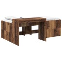  Barneseng med skrivebord Gammelt tre 98.5 x 200 cm