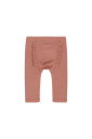 Hust & Claire Lotta ull leggings med rysjer - burlwood