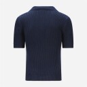 Gran Sasso Piquet Skipper Collar Cotton Navy