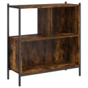  Bokhylle røkt eik 72x28x77,5 cm konstruert tre 8721012339316