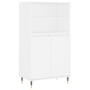 vidaXL Highboard hvit 60x36x110 cm konstruert tre