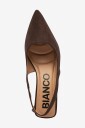 Bianco   Pumps Biamaralyn Slingback Faux Suede   Brun