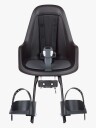 BoBike GO Mini Front Mount Sykkelsete, Urban Black