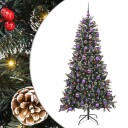  Kunstig juletre grønn 114 x 114 x 210 cm PVC og plast og stål
