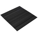  Teppeflis Stripet Lysegrå 50 x 50 cm 36 pcs PP og Bitumen