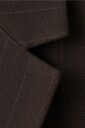 Mango Straight Fit Suit Blazer   Brown   S