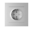 Elko Plus 1-V MJ Inf Skruv Stikkontakt 1-veis aluminium